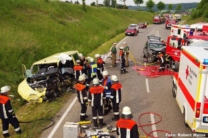 Unfall ZiemetshausUnfall Ziemetshausen B300, BSAktuellen B300