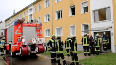 Brand, Feuerwehr Günzburg, Schwaben, Obeser, feuerwehr Günzburg