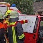 Brand mit schlimmen Folgen in Ziemetshausen, im Landkreis Günzburg, bei dem fünf Menschen teils lebensbedrohlich verletzt wurden.