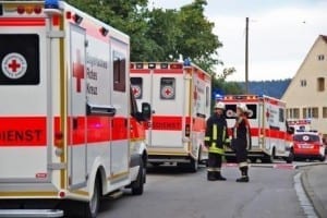 Schlimmer Brand in ziemetshausen, bei dem fünf Menschen teils lebensbedrohlich verletzt wurden.