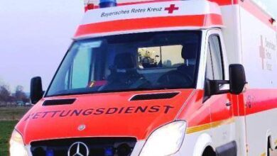 Rettungswagen des Bayerisch Roten Kreuzes