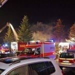 Brand eines Hauses in Ebersbach bei Krumbach Schwaben