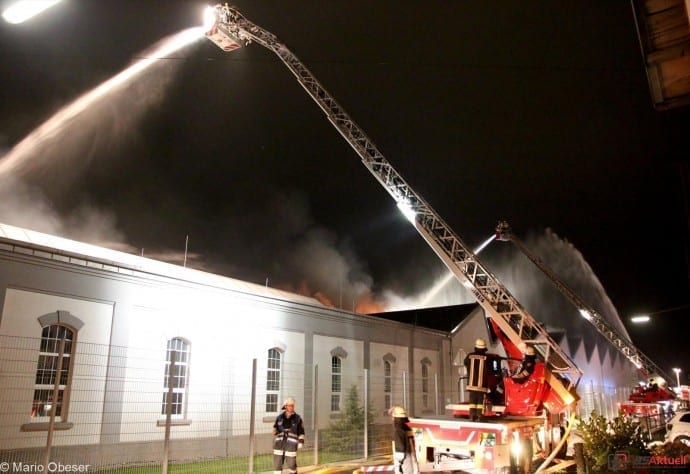 Vöhringen, Brand Vöhringen, Feuerwehr Vöhringen, Großbrand Wieland Vöhringen, Bsaktuell, Nachrichten