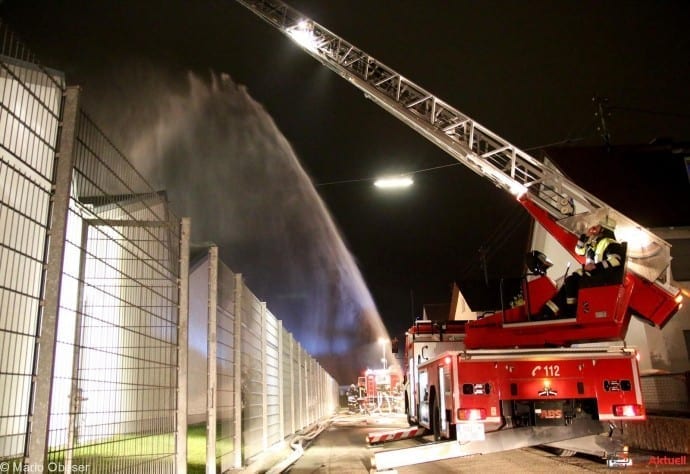 Vöhringen, Brand Vöhringen, Feuerwehr Vöhringen, Großbrand Wieland Vöhringen, Bsaktuell, Nachrichten
