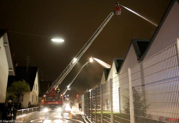 Vöhringen, Brand Vöhringen, Feuerwehr Vöhringen, Großbrand Wieland Vöhringen, Bsaktuell, Nachrichten