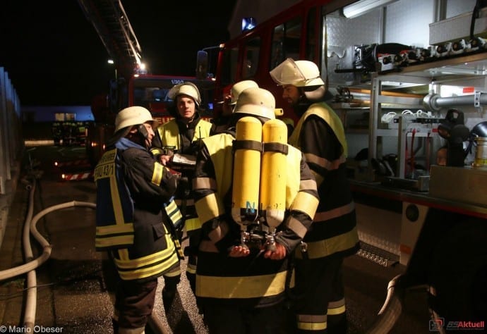 Vöhringen, Brand Vöhringen, Feuerwehr Vöhringen, Großbrand Wieland Vöhringen, Bsaktuell, Nachrichten