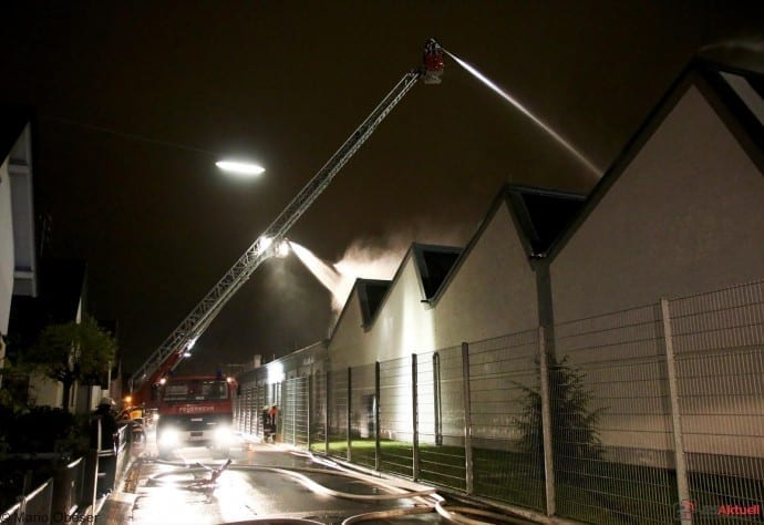 Vöhringen, Brand Vöhringen, Feuerwehr Vöhringen, Großbrand Wieland Vöhringen, Bsaktuell, Nachrichten