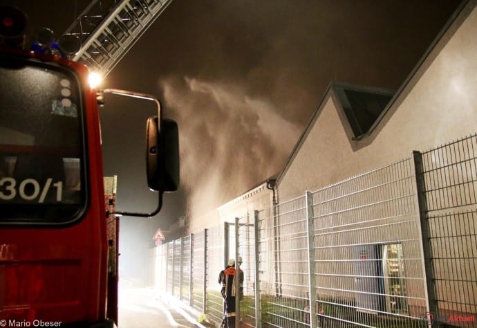 Vöhringen, Brand Vöhringen, Feuerwehr Vöhringen, Großbrand Wieland Vöhringen, Bsaktuell, Nachrichten