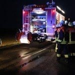 Verkehrsunfall zwischen Gundremmingen und Aislingen im Krais Günzburg