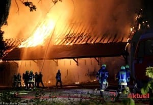 Brand Günzburg Scheune BKH