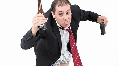 Betrunkener Mann