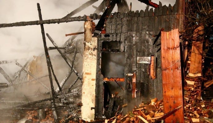 Brand Burtenbach landwirtschaftliches Anwesen