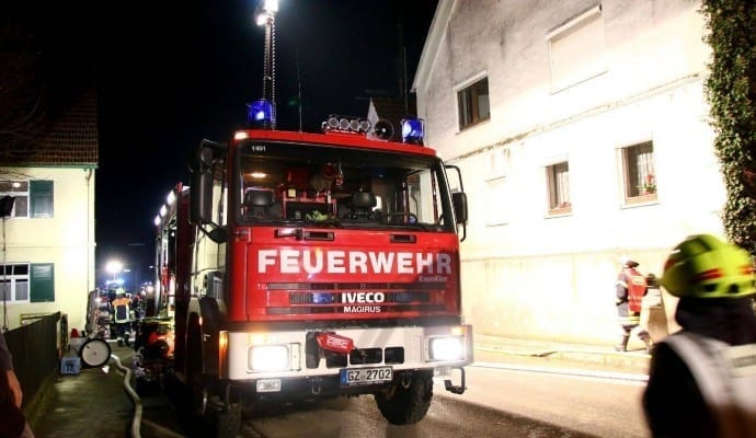 Brand Burtenbach landwirtschaftliches Anwesen