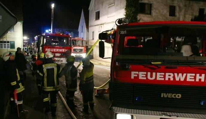 Brand Burtenbach landwirtschaftliches Anwesen