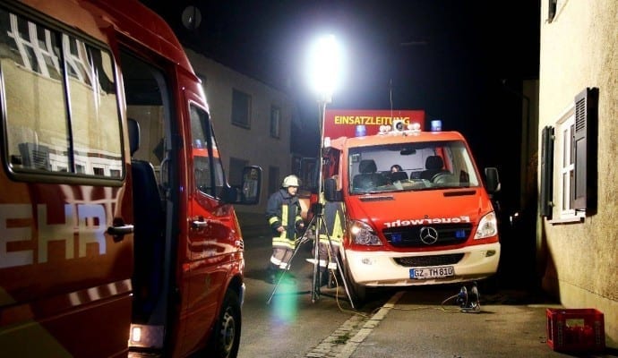 Brand Burtenbach landwirtschaftliches Anwesen