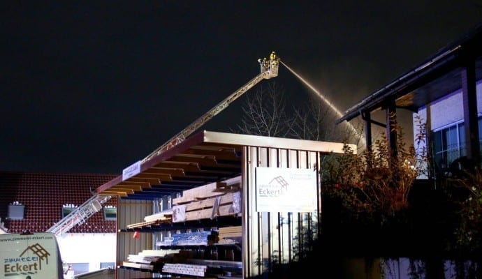 Brand Burtenbach landwirtschaftliches Anwesen