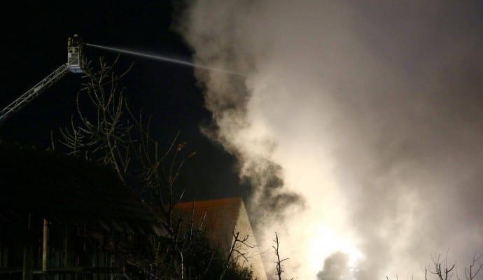 Brand Burtenbach landwirtschaftliches Anwesen