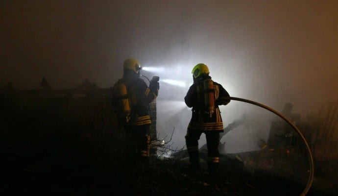 Brand Burtenbach landwirtschaftliches Anwesen