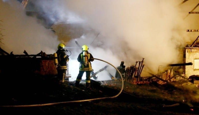 Brand Burtenbach landwirtschaftliches Anwesen
