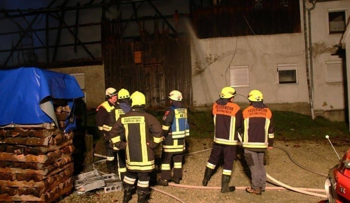 Brand Burtenbach landwirtschaftliches Anwesen