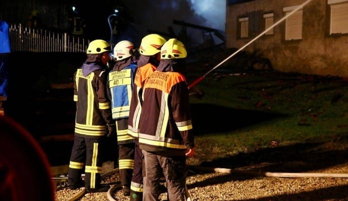 Brand Burtenbach landwirtschaftliches Anwesen