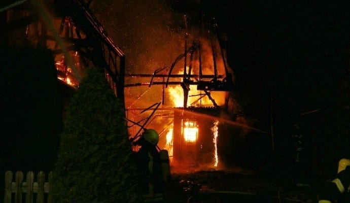 Brand Burtenbach landwirtschaftliches Anwesen