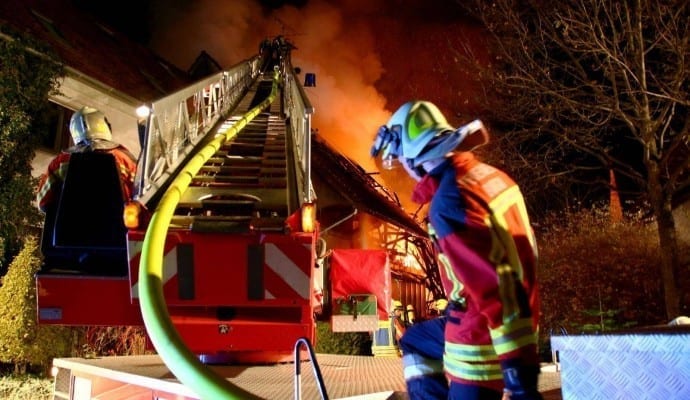 Brand Burtenbach landwirtschaftliches Anwesen