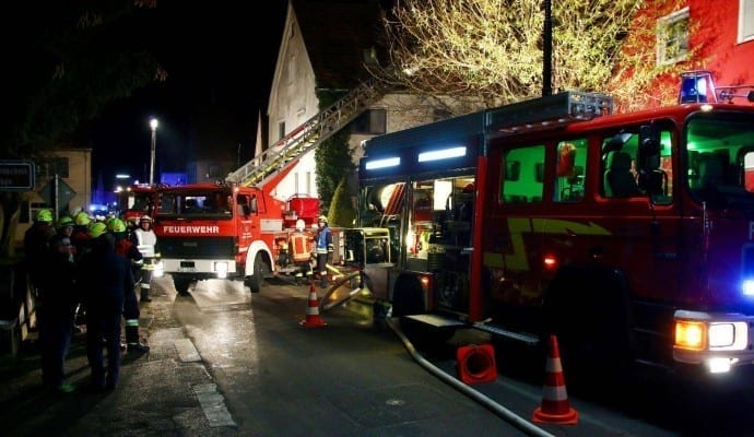 Brand Burtenbach landwirtschaftliches Anwesen