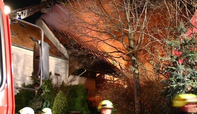 Brand Burtenbach landwirtschaftliches Anwesen