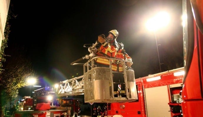 Brand Burtenbach landwirtschaftliches Anwesen