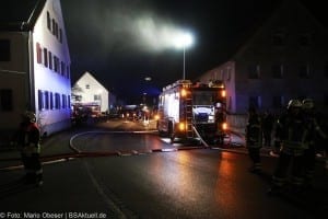 Brand Uttenhofen Stallgebäude