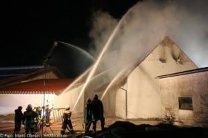 Brand Uttenhofen Stallgebäude
