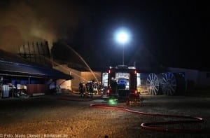 Brand Uttenhofen Stallgebäude