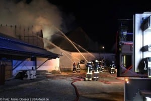 Brand Uttenhofen Stallgebäude