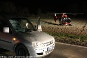 Schwer verletzt: PKW erfasst Fußgänger