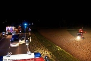 Schwer verletzt: PKW erfasst Fußgänger