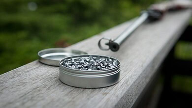Luftgewehr mit Kugeln