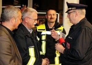 Helmut Stammer Ehrung 40 Jahre Feuerwehr