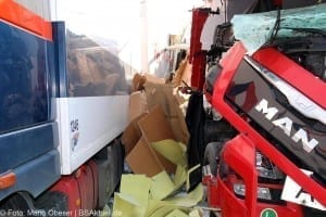 Verkehrsunfall A7 Herbrechtingen am 19.04.2016
