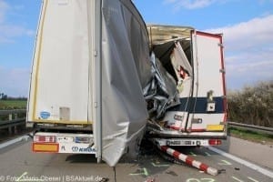 Verkehrsunfall A7 Herbrechtingen
