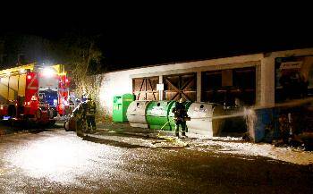 Brand Container Günzburg Auweg