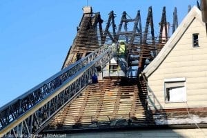 Brand Lauingen in ehemaliger Asylunterkunft