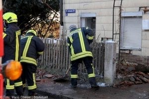 Brand Lauingen in ehemaliger Asylunterkunft