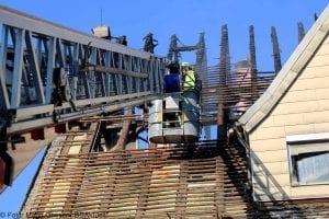 Brand Lauingen in ehemaliger Asylunterkunft