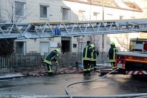 Brand Lauingen in ehemaliger Asylunterkunft