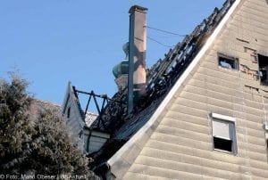 Brand Lauingen in ehemaliger Asylunterkunft