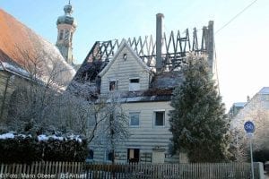 Brand Lauingen in ehemaliger Asylunterkunft