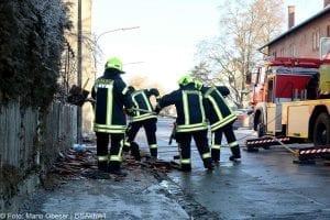 Brand Lauingen in ehemaliger Asylunterkunft