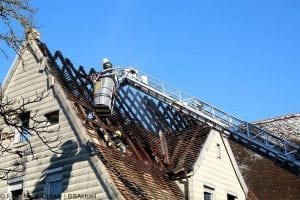 Brand Lauingen in ehemaliger Asylunterkunft
