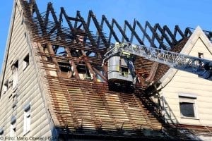 Brand Lauingen in ehemaliger Asylunterkunft